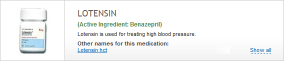 benazepril