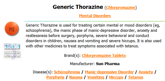 thorazine